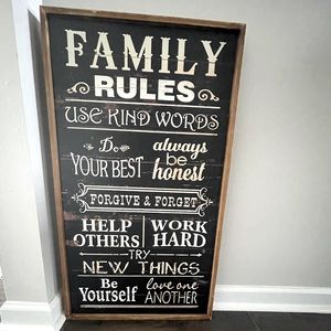 Home Decor- Family Sign